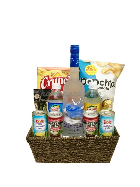 Check spelling or type a new query. Grey Goose Gift Basket - Champagne Life Gift Baskets