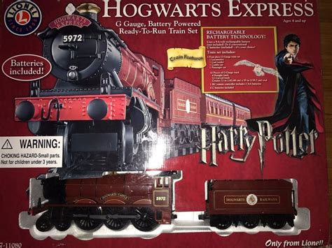 Exclusive Lionel Harry Potter Hogwarts Express G Gauge Battery Powered