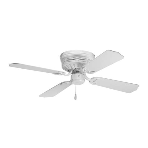Fantasia gemini ceiling fan 42in pewter with venice light. Progress Ceiling Fan Without Light in White Finish | P2524 ...