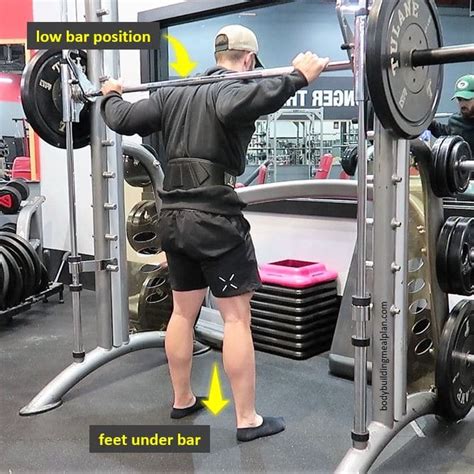 Best Smith Machine Squat Variations For Glutes Quads Nutritioneering