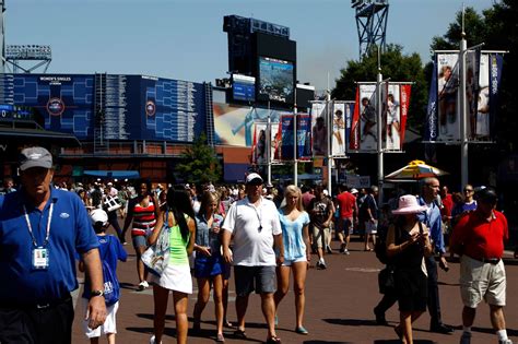 Fans Head Out To Watch A Great Day Of Matches At The 2012 Us Open