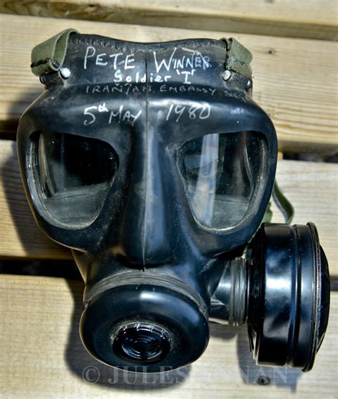Authentic Hand Signed S6 Nbc Protective Gas Mask Respirator And