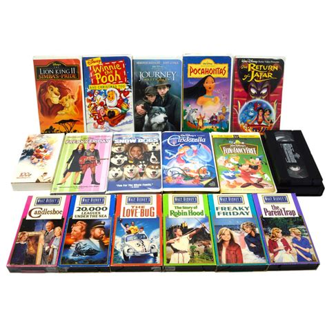 Big Lot 47 Vhs Tapes All Kids Movies And Shows Barney Disney Studio And C