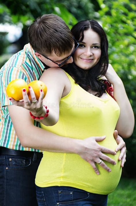 Pregnant Couple Stock Image Image Of Healthy Holding 33392683