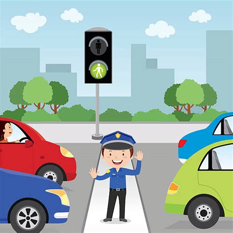 Royalty Free Traffic Cop Clip Art Vector Images And Illustrations Istock
