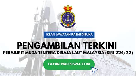 Kini Dibuka Pengambilan Tentera Laut Diraja Malaysia Tldm 2022