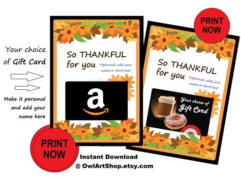 Thanksgiving T Card Holder Thankful For You Thanks And Appreciation
