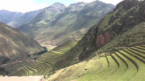 Incan Steps For Agriculture In The Sacred Valley Of Cusco Peru Youtube