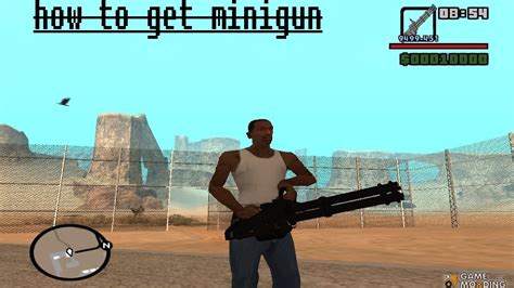 How To Get Mini Gun In Gta San Andreas In The Beggining Youtube