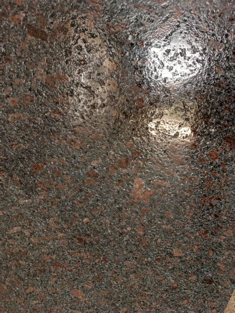 Polished Leather Brown Granite Slab For Flooring Thickness 18mm At