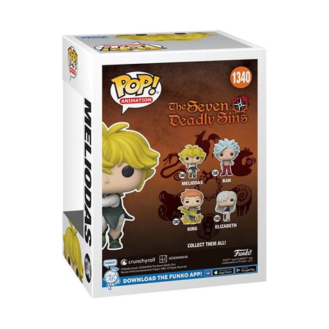 Seven Deadly Sins Meliodas Full Counter Pose Funko Pop Vinyl Figure