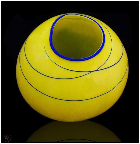 Dale Chihuly Original Citron Basket Contemporary Glass Art Modernartifact