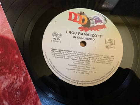 Eros Ramazzotti In Ogni Senso LP EBay