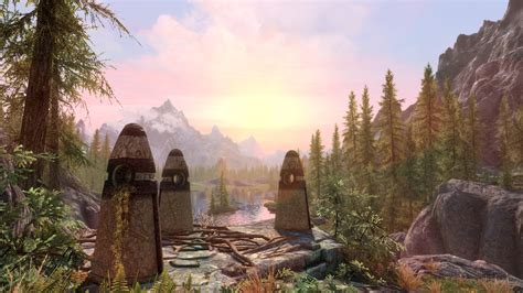 The View From The Guardian Stones Rskyrim