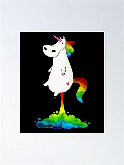 Cute Unicorns Rainbow Gay Pride Lgbt T Shirt Poster By Sondinh