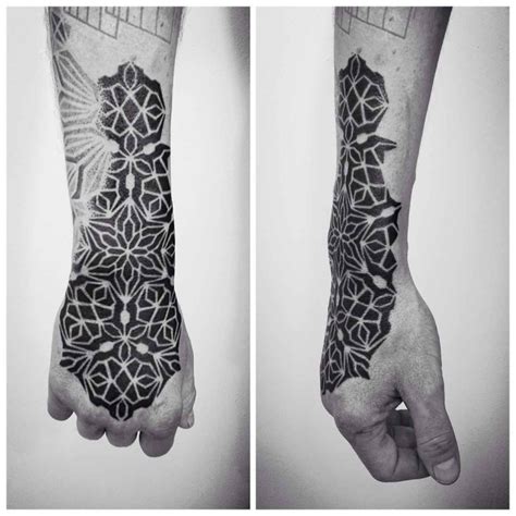 Beautifully Complex Geometric Tattoo Sleeves By Brandon Crone Sleeve