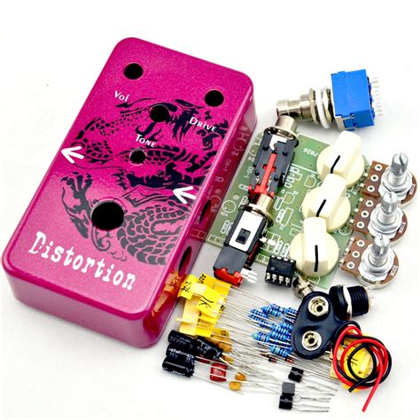 Make Your Own Distortion Effect Pedal Kit With 1590b True Bypass