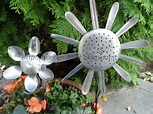 Metal Flowers Diy Garden, Garden Ideas, Yard Decorations, Metal Flowers ...