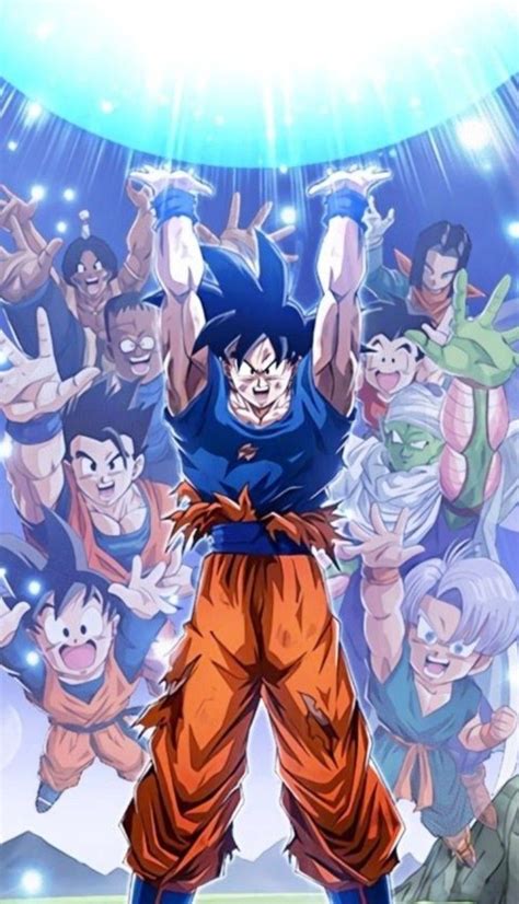 Dragón Ball Goku Genkidama Genkidama Dragones Fondo De Pantalla De