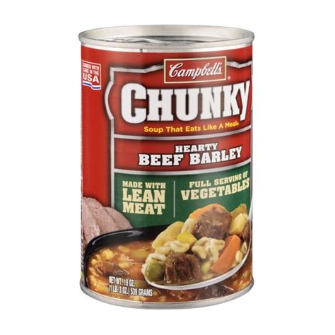 Campbells Chunky Soup Hearty Beef Barley