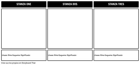 Estructura Del Poema Storyboard Por Es Examples