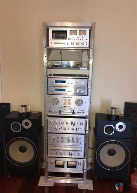 Vintage Pioneer Spec Stereo System With Technics Sb 7070 Speakers Photo