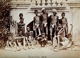 File:Famine in India; a group of emaciated young men wearing loin ...