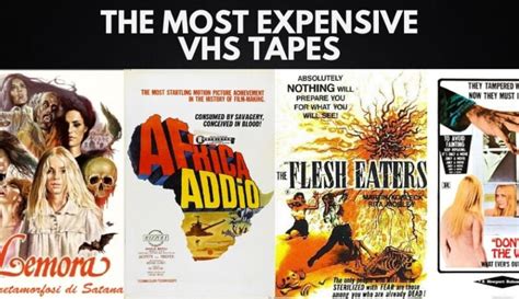 The Most Expensive VHS Tapes Updated Wealthy Gorilla