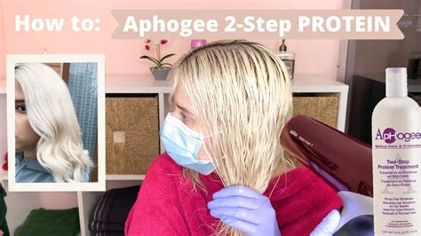 How To Aphogee Two Step Protein Treatment On Bleached Hair And Review Youtube