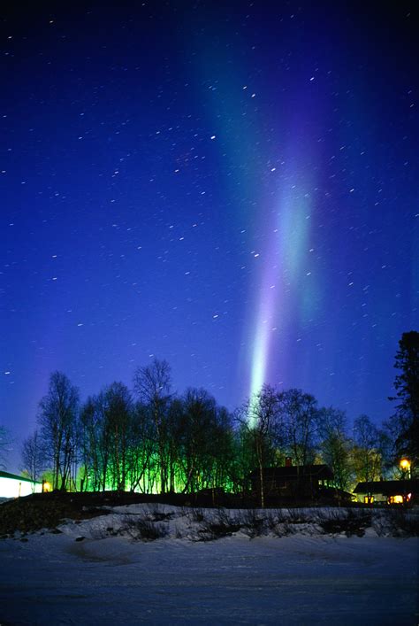 Northern Lights Over Finland Aurora Boreale Natura Aurora