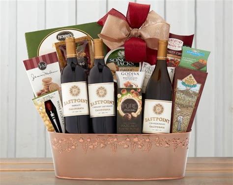 Eastpoint Cellars Trio Gift Basket At Wine Country Gift Baskets Wine