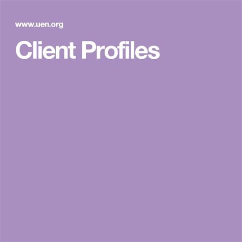 Client Profiles Client Profile Interior Architecture Design Clients