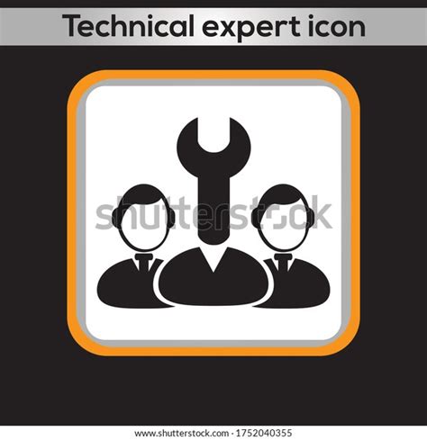 Technical Expert Icon Vector Graphics Stock Vector Royalty Free