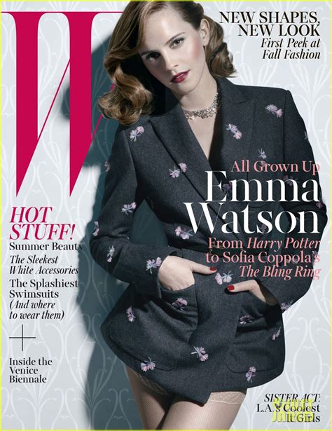 Emma Watson Covers W Magazine Junejuly 2013 Photo 2871819 Emma