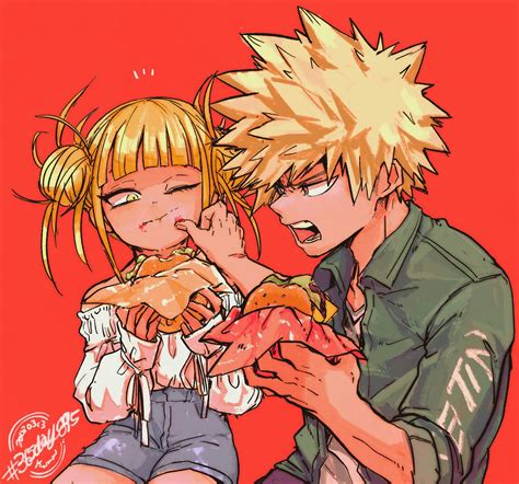 Boku No Hero Academia Himiko Toga Katsuki Bakugou Personajes De