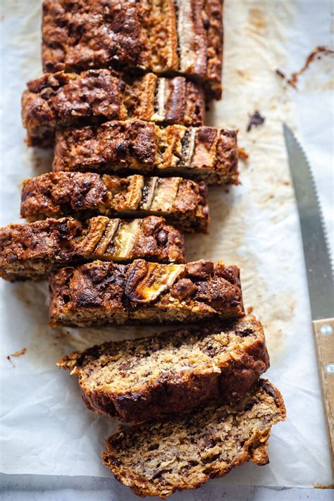 A riff on a classic. Vegan Chocolate Chip Banana Bread - Vibrant Plate