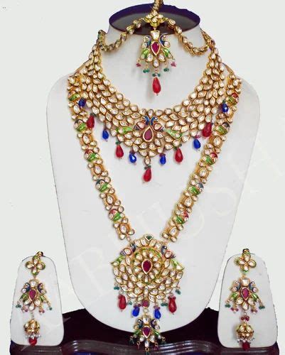 Semi Precious Stone Jewellery At Rs 81500sets Bridals Jewellery In