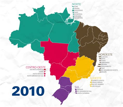 Mapa Da Região Sul Do Brasil