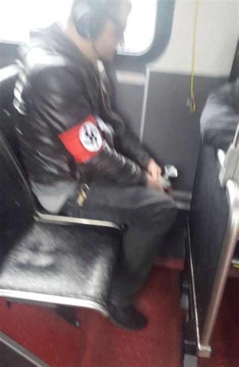 Nazi Wearing Swastika Armband Gets Punched In Seattle Us The Courier Mail