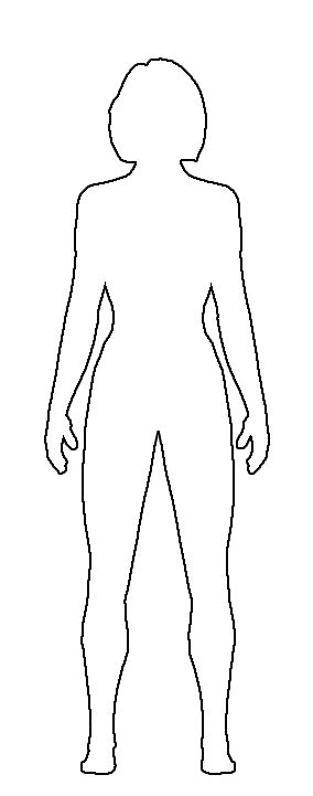 Outline Of Female Body Outline Of Female Body Bodenuwasusa