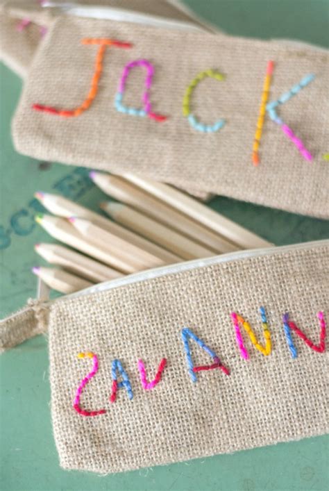 Embroidery For Kids Pencil Case Fun Crafts Kids