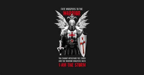 I Am The Storm Warrior Knight T Shirt Teepublic