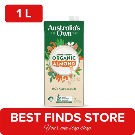 Australias Own Organic Almond Milk Unsweetened 1 Liter Lazada Ph