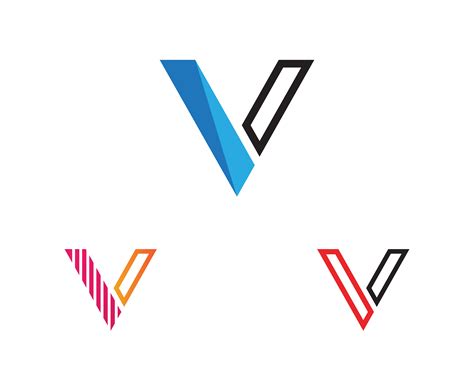 V Logo And Symbol Vector Template Icon 623170 Vector Art At Vecteezy