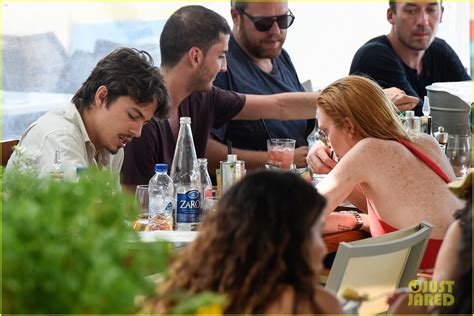 Lindsay Lohan Celebrates 30th In Greece With Egor Tarabasov Photo