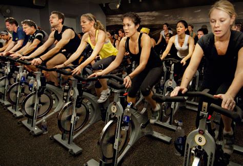 Spinning Class Before And After