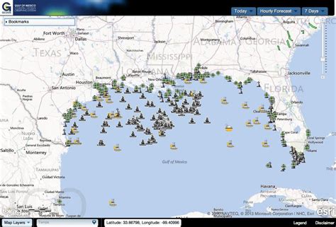 27 Map Of Oil Rigs In Gulf Of Mexico Maps Online For You