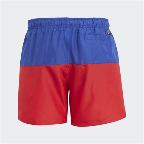 Kids Clothing Colorblock Swim Shorts Blue Adidas Egypt