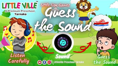 Guess The Sound Listening Game Improve Your Children Listening