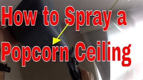 If you have another method to repair a damaged popcorn. How to spray popcorn texture on a drywall ceiling patch ...